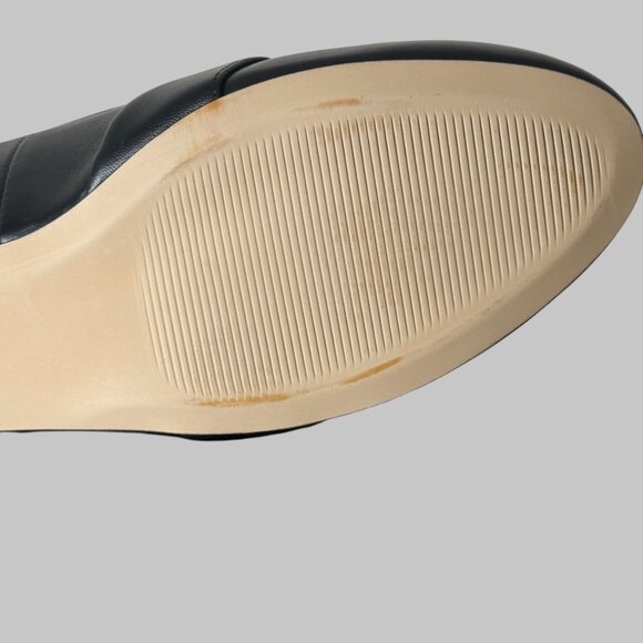 NIB Talbots Loafers Ryan Bow sz 11 Black Flat Heel - Picture 7 of 12